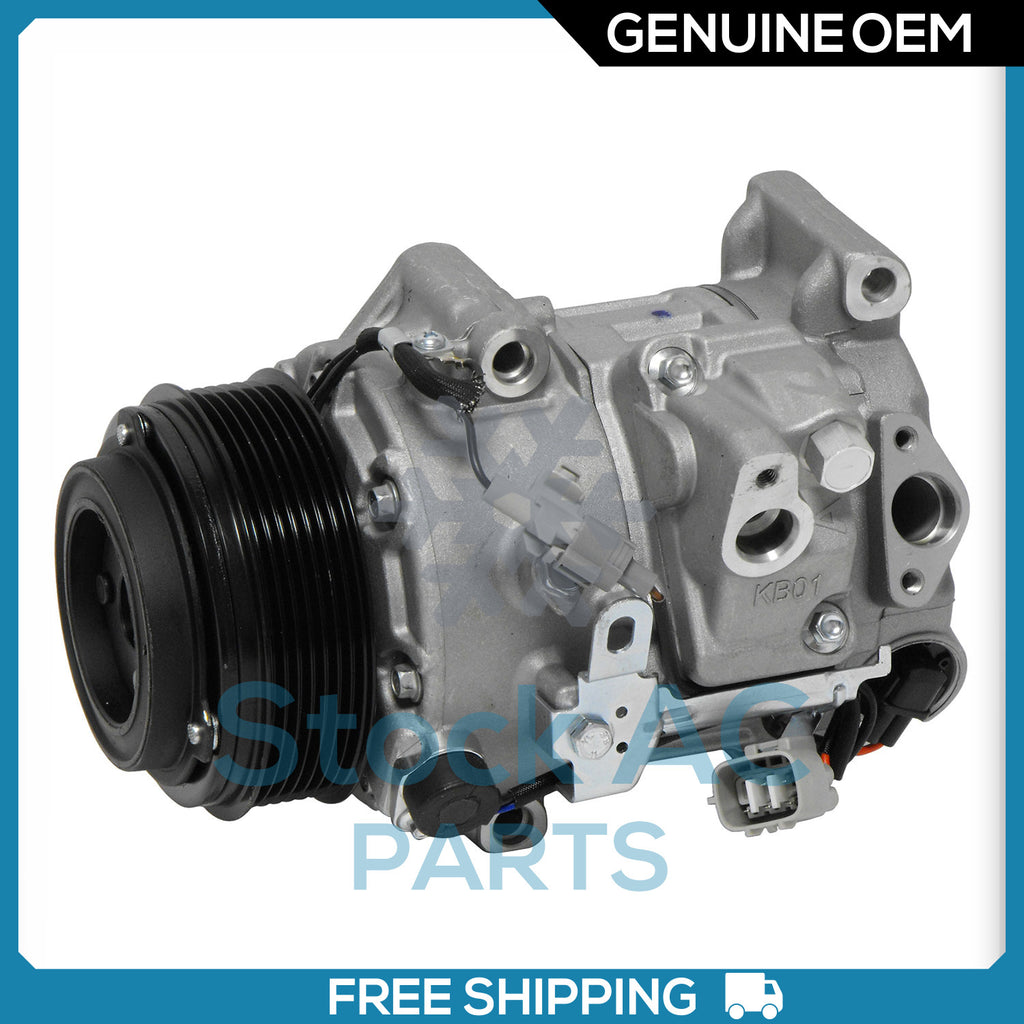 New DENSO A/C Compressor for Toyota HIGHLANDER 3.5L - 2008 to 2010 QR - Qualy Air