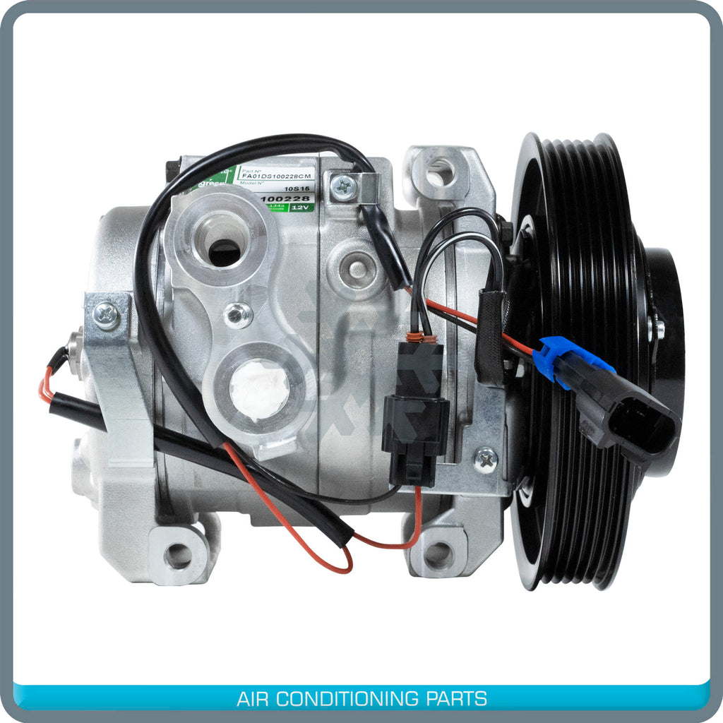 New AC Compressor for Freightliner Cascadia Cummins - 2011 2012 2013 2014 2015 - OE# A2265772000 - Qualy Air