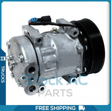 Cargar imagen en el visor de la galería, New A/C Compressor for Freightliner Cascadia, DD13, DD15, ISX.. - Qualy Air