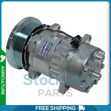 Cargar imagen en el visor de la galería, A/C Compressor for FORD NEW HOLLAND GEMINI 8670, GEMINI 8770, GEMINI 8870... QR - Qualy Air