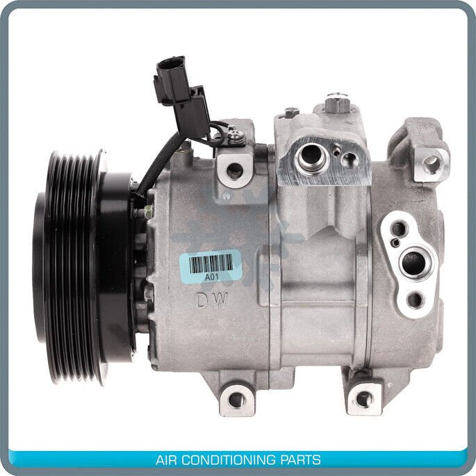New OEM A/C Compressor for Hyundai Accent, Veloster 1.6L - 2012 2013 2014 QR - Qualy Air