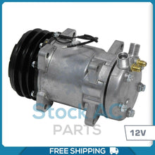 Load image into Gallery viewer, New A/C Compressor model SD510 - 12V - 2A Groove - 9120 - Qualy Air