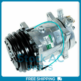 A/C Compressor Sanden SD508 & H14 Premium Line - 24V - 2A Groove - 9537 - Qualy Air