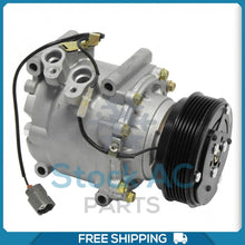 Cargar imagen en el visor de la galería, New A/C Compressor for Honda Civic 1.7L - 2001 to 05 / Honda Prelude 1997 to 01 - Qualy Air