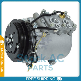 A/C COMPRESSOR FITS CATERPILLAR/ MITSUBISHI FUSO 1987-2004 - OE #AKC200A271A - Qualy Air
