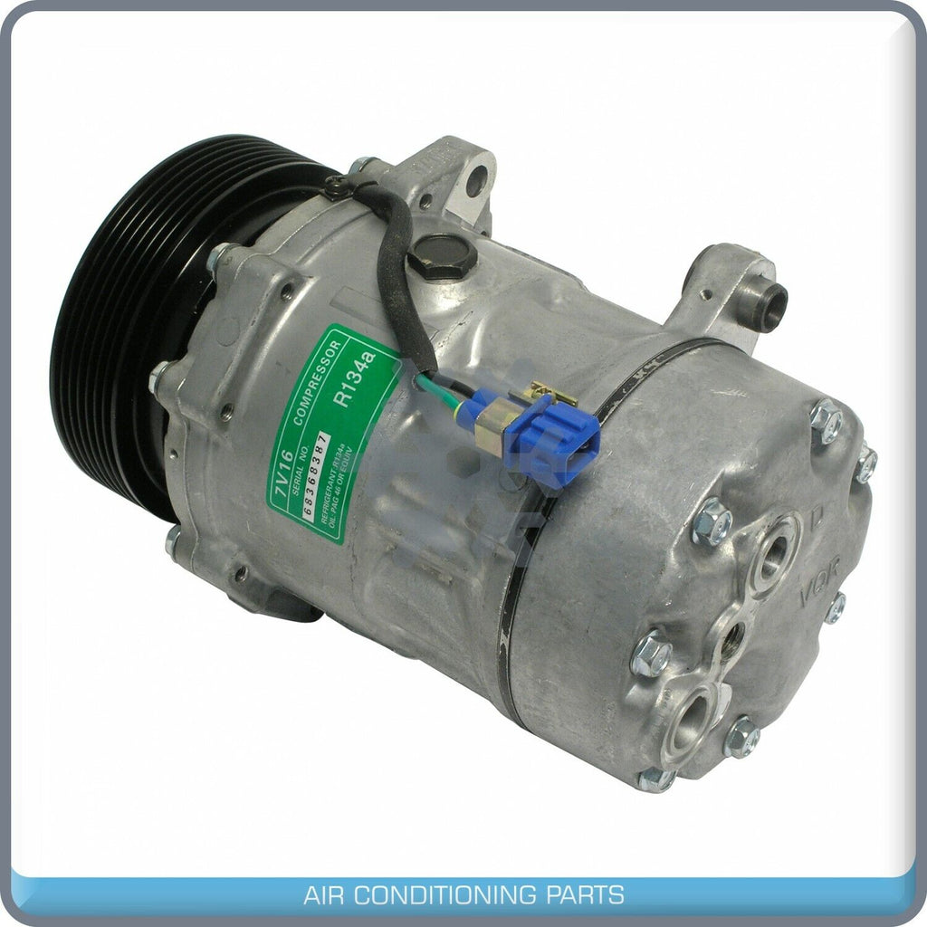 A/C Compressor SD7V16 for Volkswagen Corrado, Golf, Golf City, Jetta, Passat QR - Qualy Air