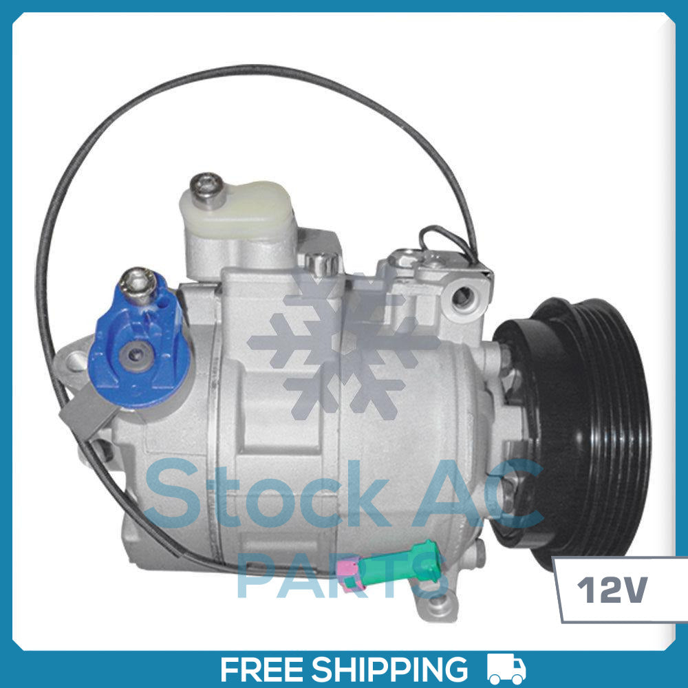 New A/C Compressor for VW Passat 1.8, 2.0L - 2001 to 2005 - OE# 8D0260805J - Qualy Air