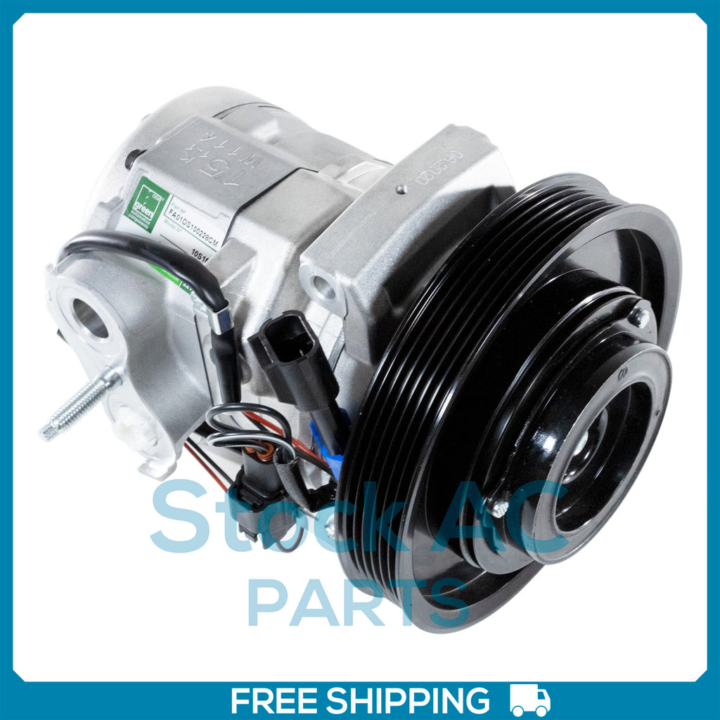 New AC Compressor for Freightliner Cascadia Cummins - 2011 2012 2013 2014 2015 - OE# A2265772000 - Qualy Air