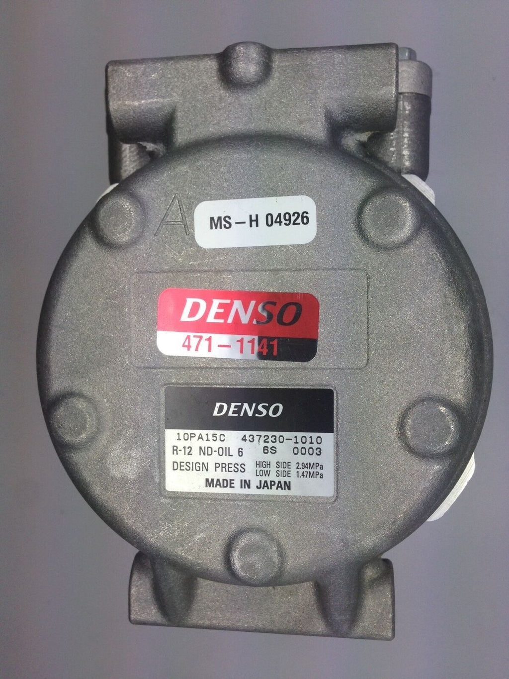 A/C Compressor OEM Denso 10PA15C for Sportage / Toyota Land Cruiser, Pickup QR - Qualy Air