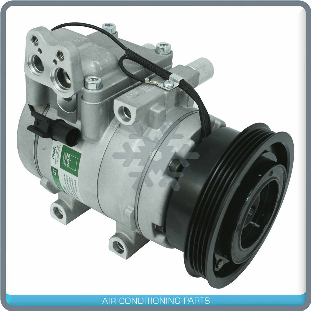 New A/C Compressor for Hyundai Accent 2001 to 05 / Hyundai Tucson 2005 to 09 - Qualy Air